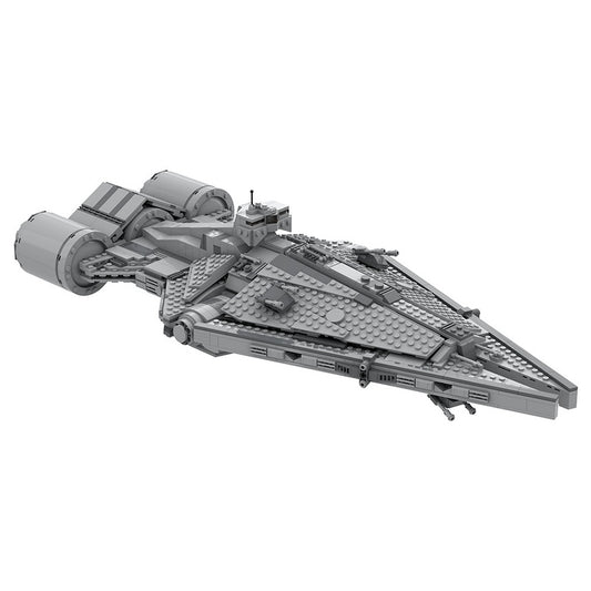 Galactic Command Light Cruiser Building Kit | LEGO-Compatible MOC - 1