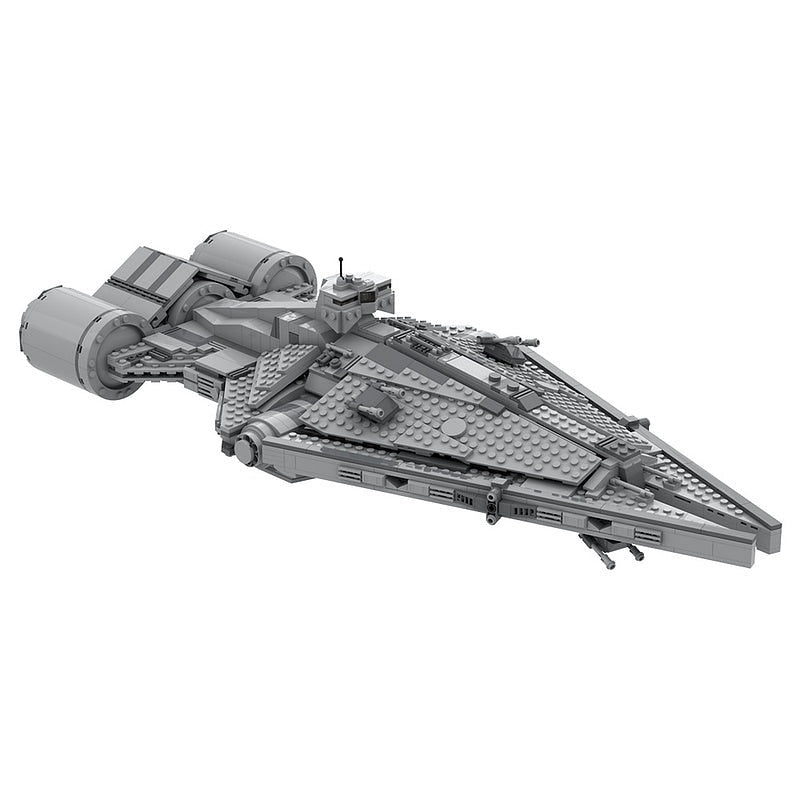 Galactic Command Light Cruiser MOC Spacecraft Building Kit - 1