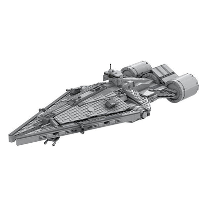 Galactic Command Light Cruiser MOC Spacecraft Building Kit - 4