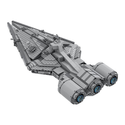 Galactic Command Light Cruiser MOC Spacecraft Building Kit - 6