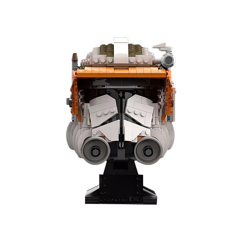 Galactic Commander Display Helmet MOC Building Kit Sci-Fi Helmet Model - 2