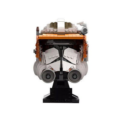 Galactic Commander Display Helmet MOC Building Kit Sci-Fi Helmet Model - 2