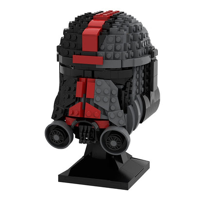 Galactic Commando Helmet Building Kit | LEGO-Compatible MOC - 2