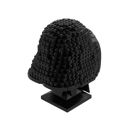 Galactic Dark Commander Bust MOC Building Kit Sci-Fi Display Model - 3