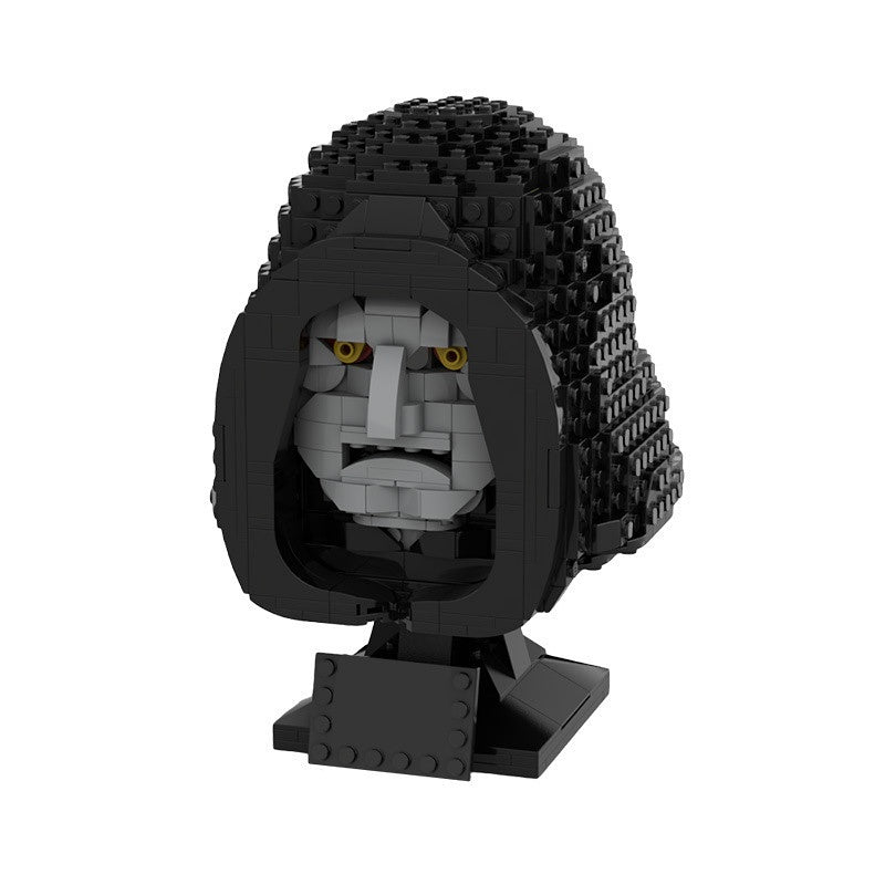 Galactic Dark Lord Bust Building Kit | LEGO-Compatible MOC - 1
