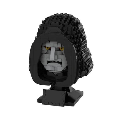 Galactic Dark Lord Bust Building Kit | LEGO-Compatible MOC - 1