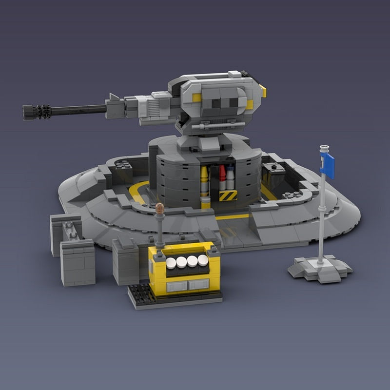 Galactic Defense Artillery MOC Building Kit - Sci-Fi Military Cannon Model - 4