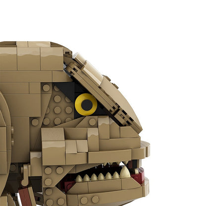 Galactic Desert Bipedal Beast MOC Building Kit | Sci-Fi Creature Model - 2