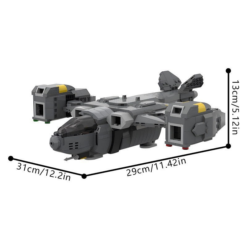 Galactic Drop Ship Extraction Shuttle MOC Spacecraft Building Kit - 3