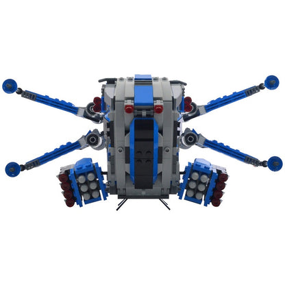 Galactic Fighter Dropship Building Kit | LEGO-Compatible MOC - 3
