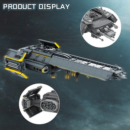 Galactic Fleet Destroyer Spaceship MOC Building Kit - 4