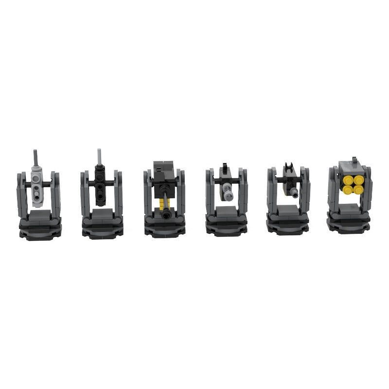 Galactic Helldiver Sentry Turret Building Kit | LEGO-Compatible MOC - 5