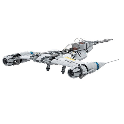 Galactic Hot Rod Fighter MOC Starfighter Building Kit | Sci-Fi Spacecraft - 2