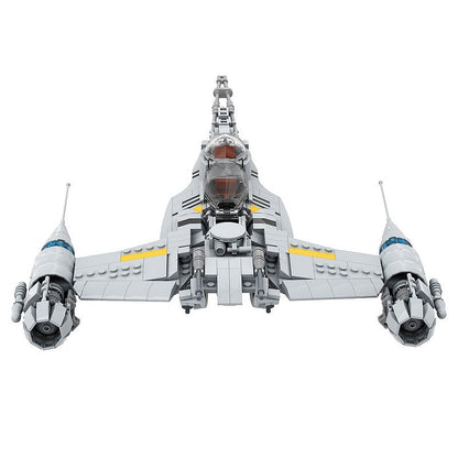 Galactic Hot Rod Fighter MOC Starfighter Building Kit | Sci-Fi Spacecraft - 3