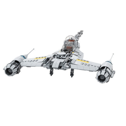 Galactic Hot Rod Fighter MOC Starfighter Building Kit | Sci-Fi Spacecraft - 7
