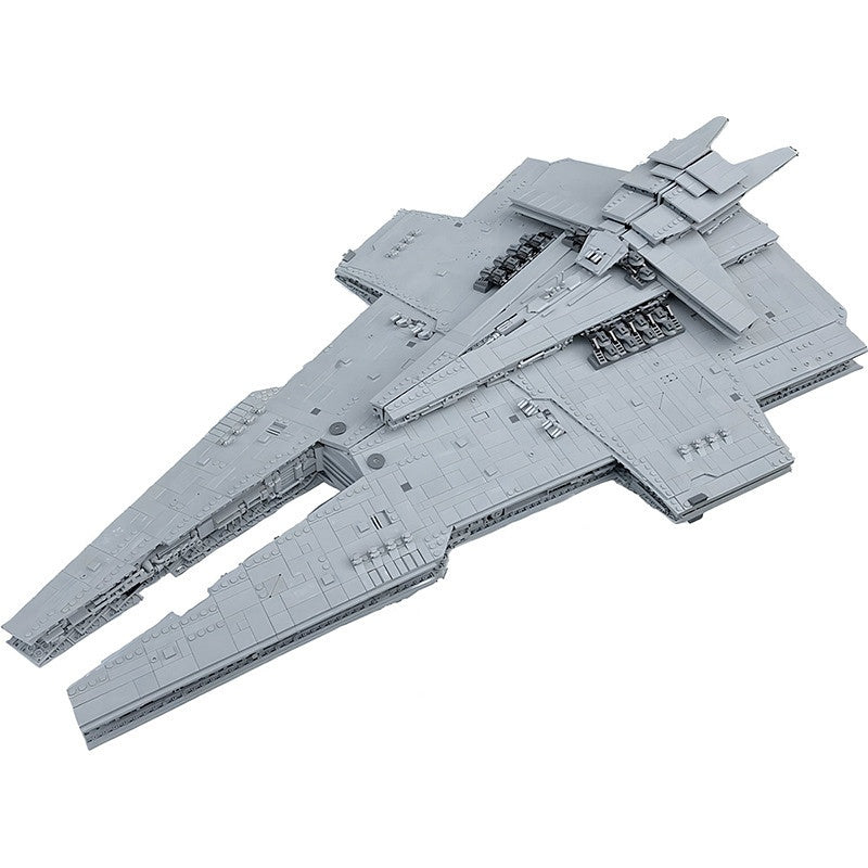 Galactic Imperial Dreadnought Capital Ship Building Kit | LEGO-Compatible MOC - 1
