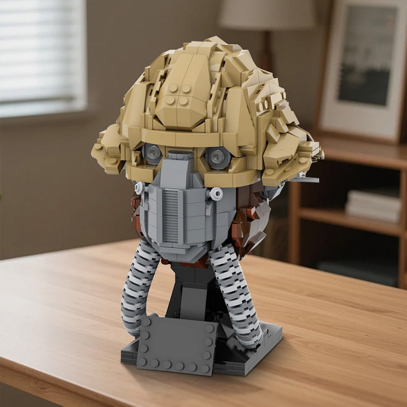 Galactic Rebel Fighter Helmet Building Kit | LEGO-Compatible MOC - 4