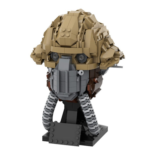 Galactic Rebel Fighter Helmet Building Kit | LEGO-Compatible MOC - 6