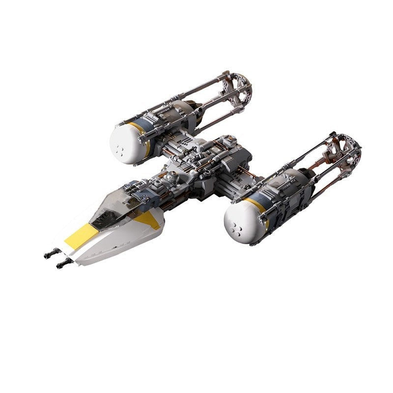 Galactic Rebel Starfighter Bomber MOC Building Kit | Sci-Fi Spacecraft - 1