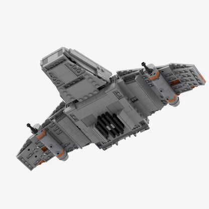 Galactic Resistance Starfighter Building Kit | LEGO-Compatible MOC - 4