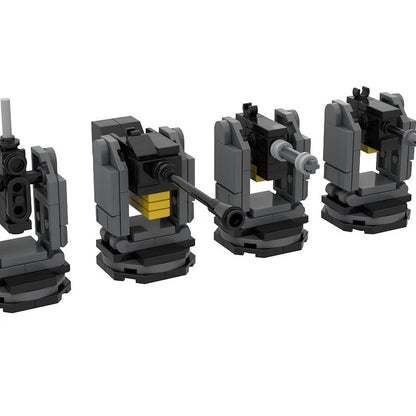 Galactic Sci-Fi Sentry Turret MOC | Custom Futuristic Artillery Building Kit - 2