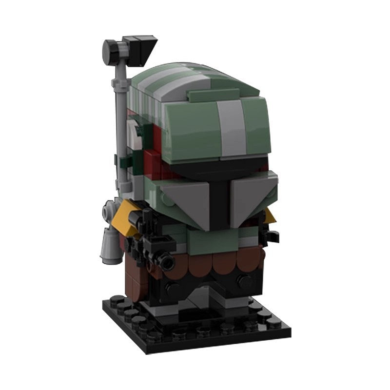 Galactic Space Hero BrickHeadz Building Kit | LEGO-Compatible MOC - 1
