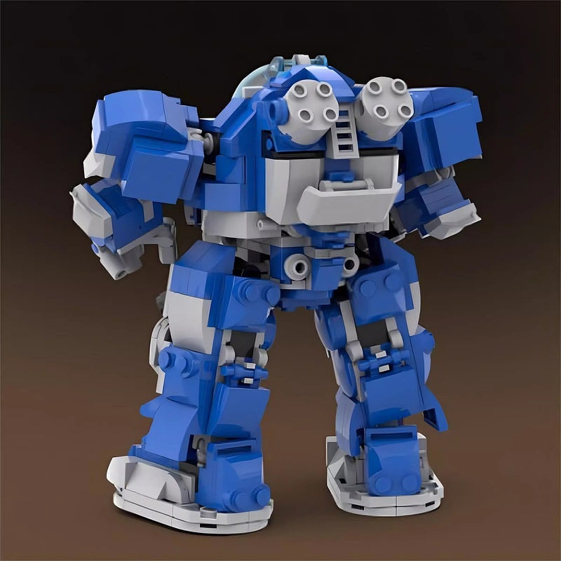Galactic Space Infantry Heavy Armor MOC Building Kit | Sci-Fi Soldier Model - 3