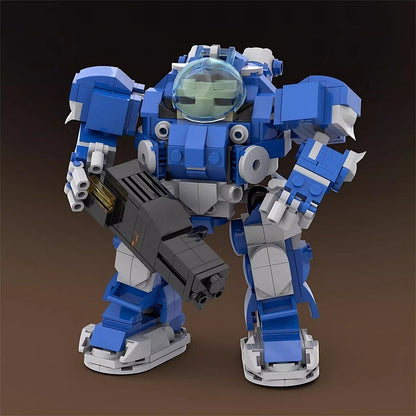 Galactic Space Infantry Heavy Armor MOC Building Kit | Sci-Fi Soldier Model - 5