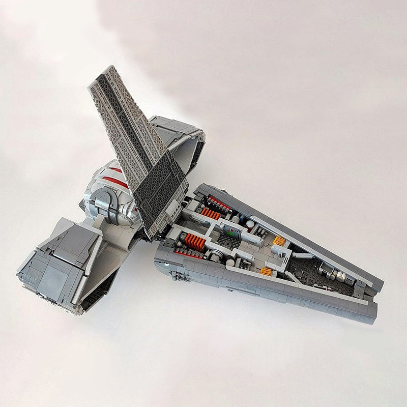 Galactic Stealth Infiltrator Space Transport Building Kit | LEGO-Compatible MOC - 3