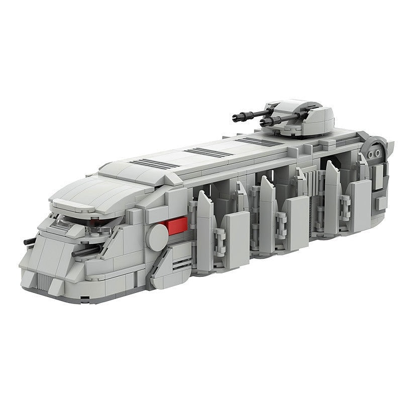 Galactic Troop Transport MOC Building Kit | Sci-Fi Space Vehicle Model - 1
