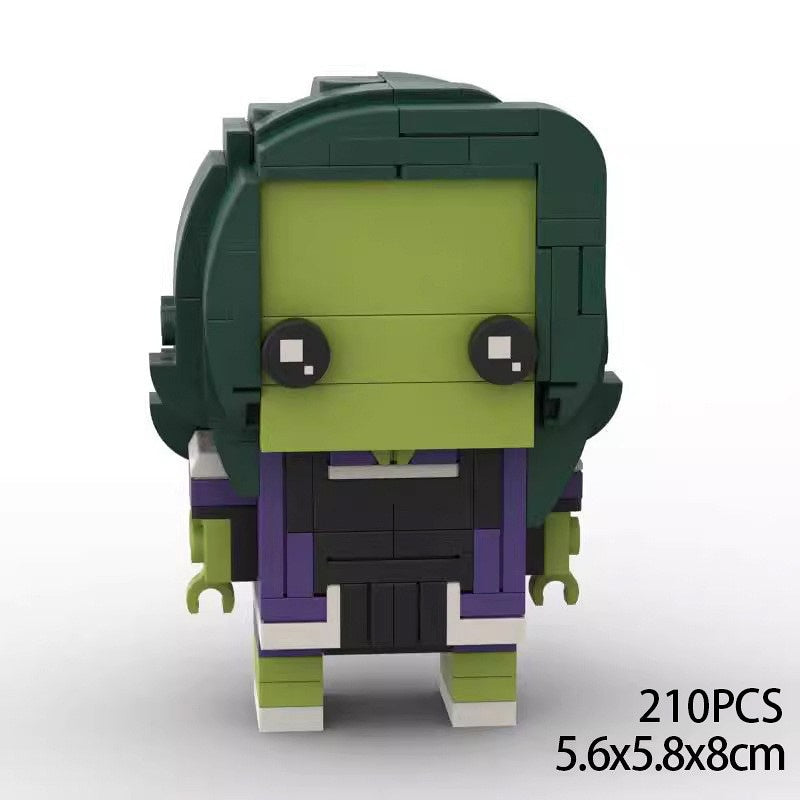 Gamma Mutant and Blind Vigilante Brickheadz Building Kit | LEGO-Compatible MOC - 2