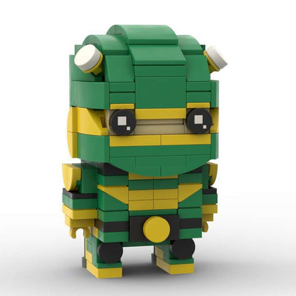 Gamma Mutant and Blind Vigilante Brickheadz Building Kit | LEGO-Compatible MOC - 23