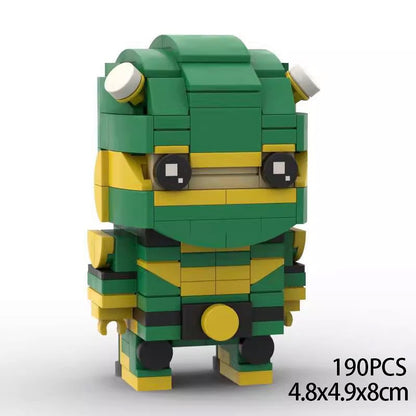 Gamma Mutant and Blind Vigilante Brickheadz Building Kit | LEGO-Compatible MOC - 4