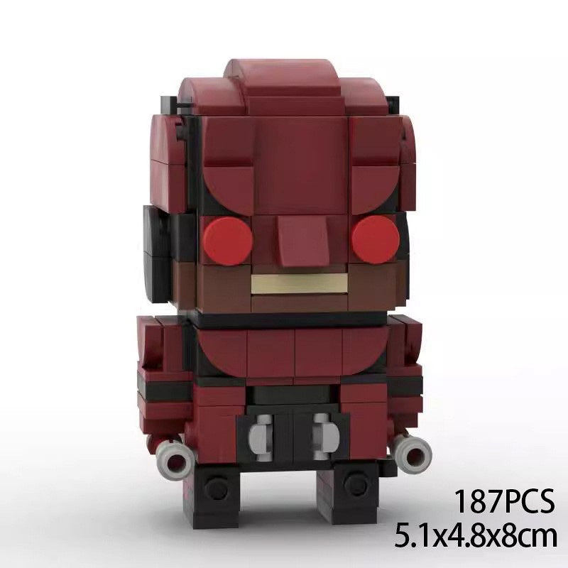 Gamma Mutant and Blind Vigilante Brickheadz Building Kit | LEGO-Compatible MOC - 7