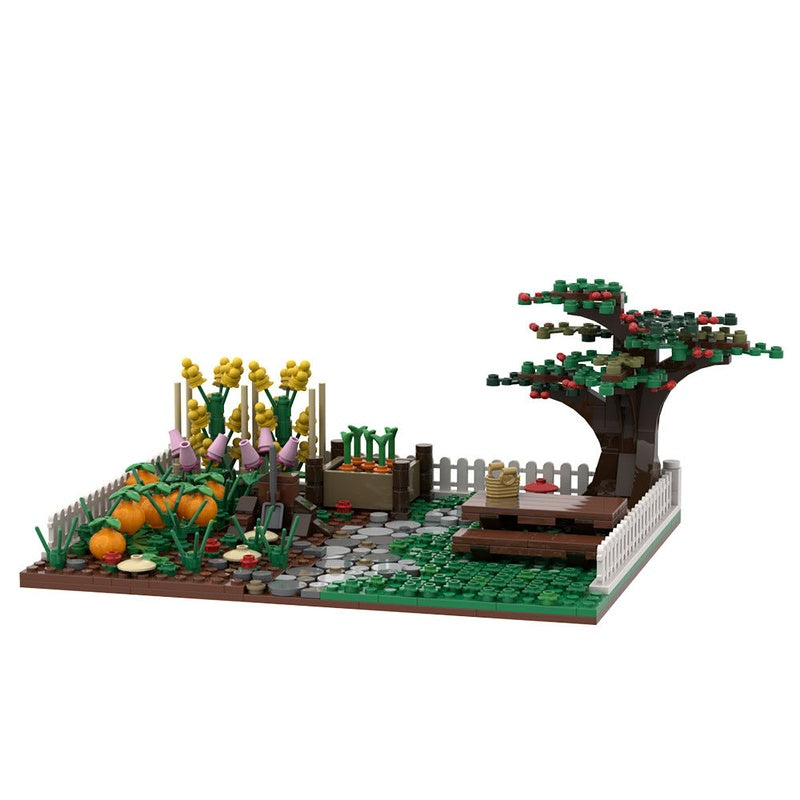 Garden MOC Building Kit | Nature-Inspired Architecture Display - 3