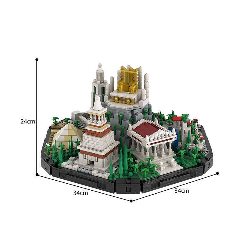 Gardens of Babylon Ancient Architecture MOC Building Kit - 3