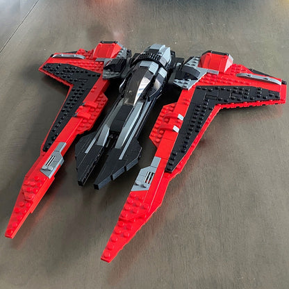 Gauntlet Starfighter Building Kit | LEGO-Compatible MOC - 1