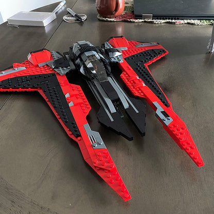 Gauntlet Starfighter Building Kit | LEGO-Compatible MOC - 2