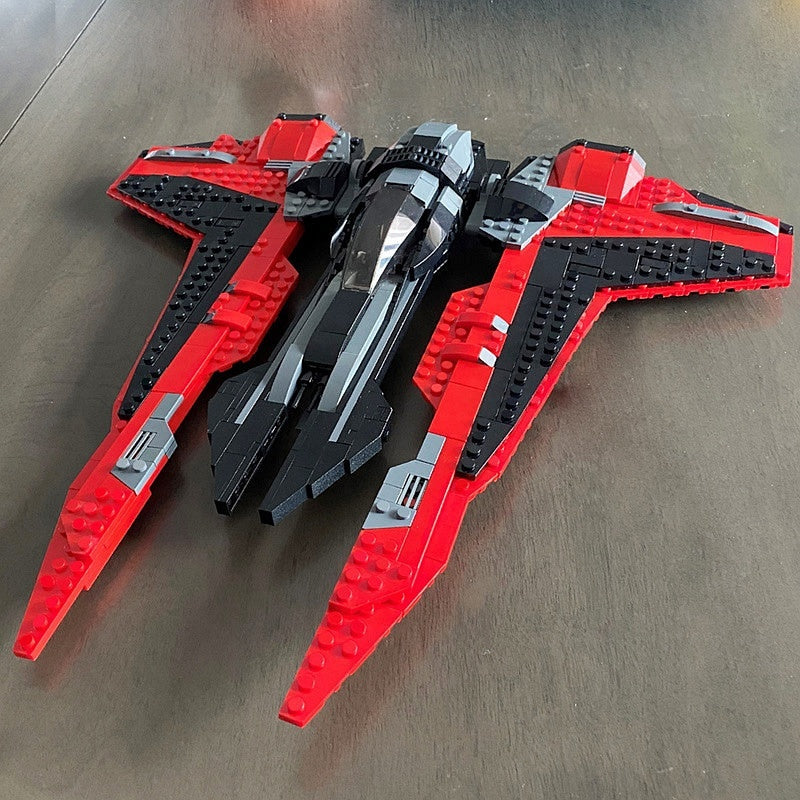 Gauntlet Starfighter MOC Building Kit | Futuristic Spacecraft Model - 2
