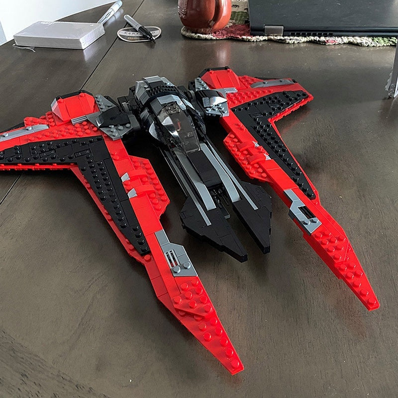 Gauntlet Starfighter MOC Building Kit | Futuristic Spacecraft Model - 3