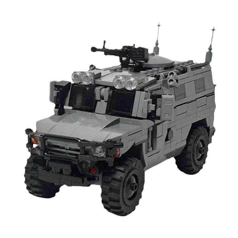 GAZ Tigr Armored Vehicle MOC Building Kit | Tactical Military Model - 1