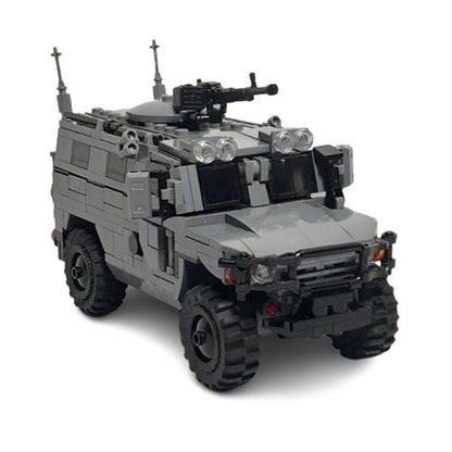 GAZ Tigr Armored Vehicle MOC Building Kit | Tactical Military Model - 3