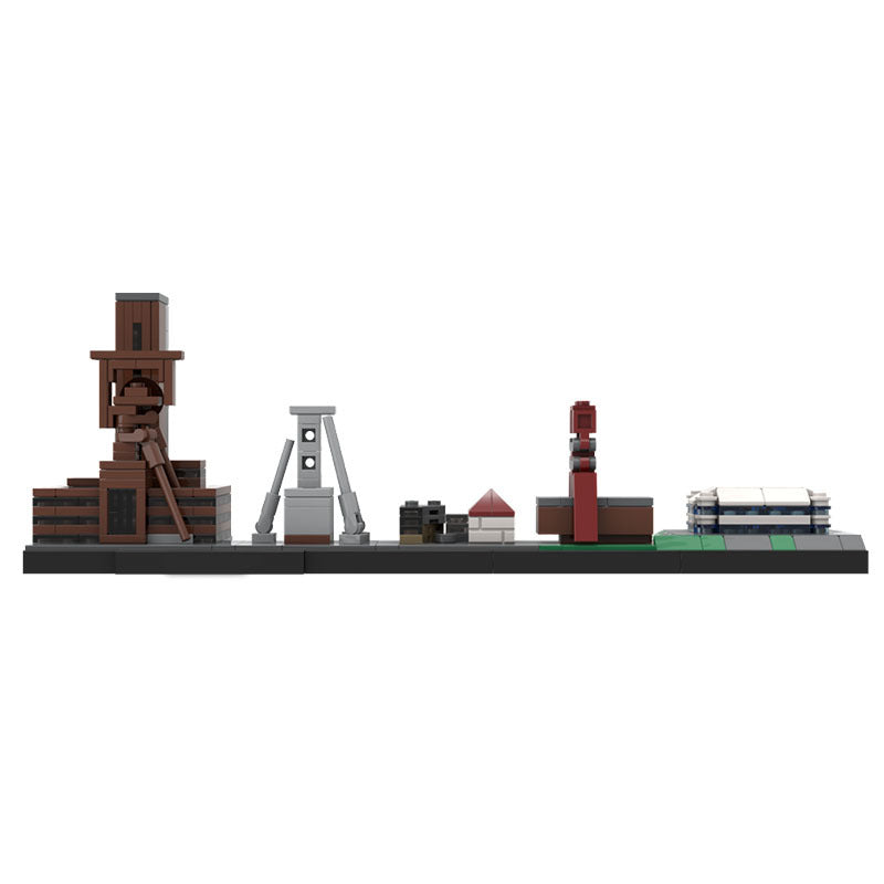 Gelsenkirchen Skyline Building Kit | Ruhrgebiet | Compatible MOC - 2