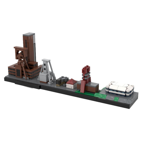 Gelsenkirchen Skyline Building Kit | Ruhrgebiet | LEGO-Compatible MOC - 1
