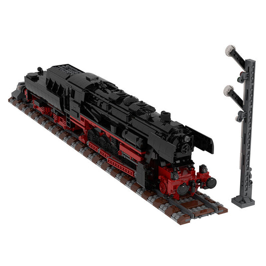 German Class 52.80 Steam Locomotive Building Kit | LEGO-Compatible MOC - 1