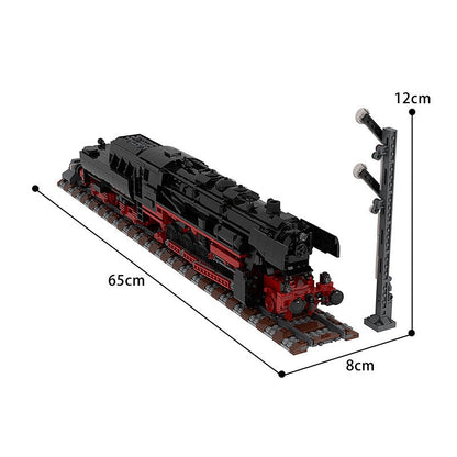 German Class 52 Steam Locomotive MOC Building Kit | Reko Train Model - 3