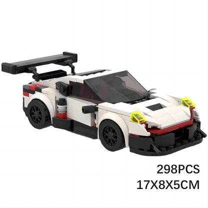 German Endurance GT 911 RSR Sports Car Building Kit | LEGO-Compatible MOC - 3