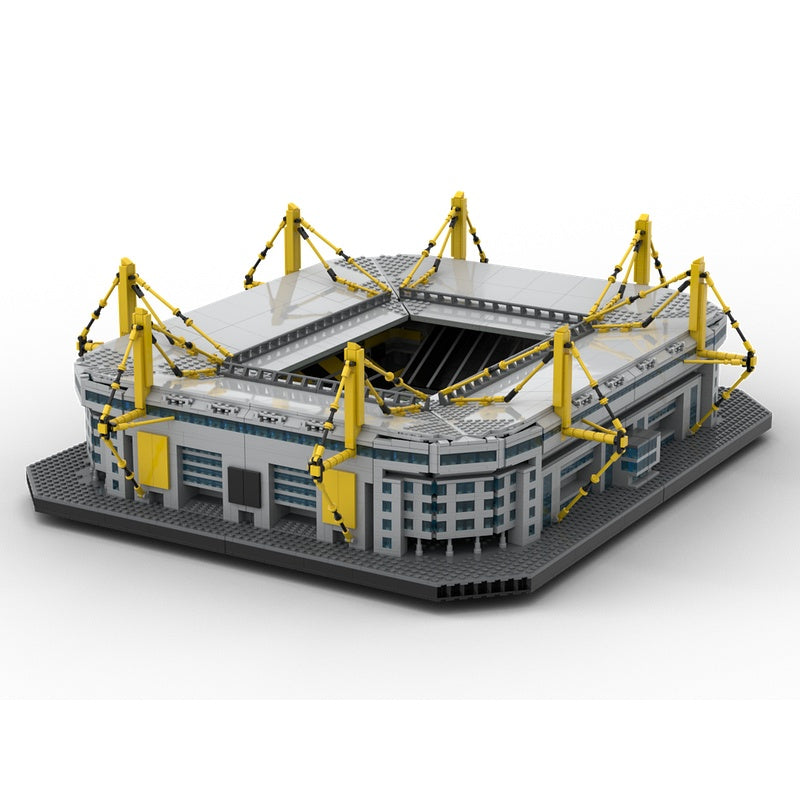 German Football Stadium Modular MOC Architecture Building Kit - 1
