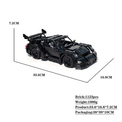 German GT Supercar Racing Car MOC Building Kit | Vehicle Model - 5
