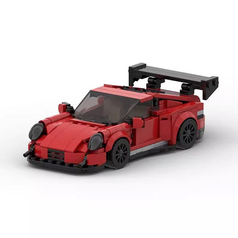 German GT3 Racing Sports Car MOC Building Kit | 8-Stud Vehicle Model - 1